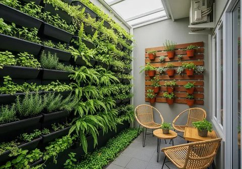 Desain Rumah Hook di Lahan Sempit. (Foto: Gemini AI)