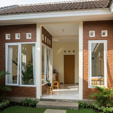 Desain Rumah Hook di Lahan Sempit. (Foto: Gemini AI)