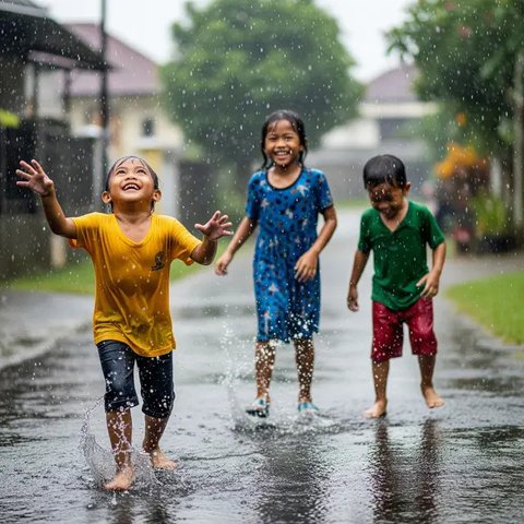 Ide Prompt Kreatif Gemini AI Viral untuk Bikin Foto di Tengah Hujan/Gemini AI