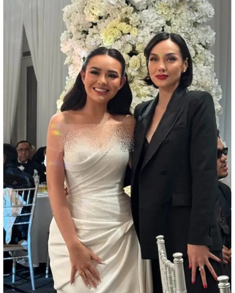 Potret tamu artis di pernikahan Amanda Manopo dan Kenny Austin. [IG: @glencachysaraofficial]