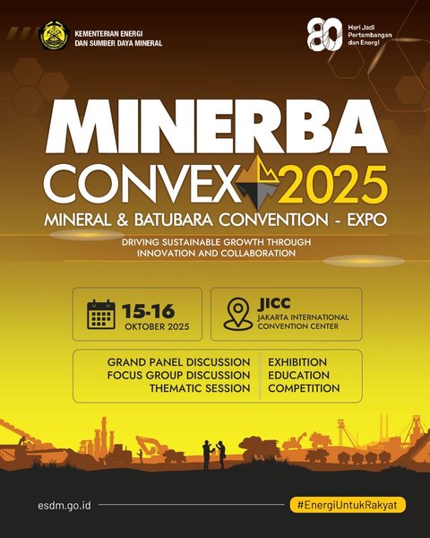Kementerian ESDM Siap Gelar Minerba Convex 2025