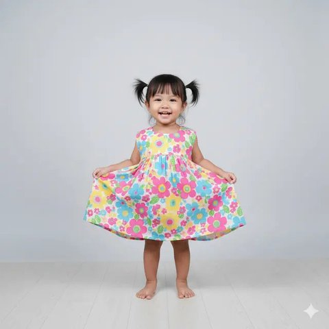 7 Model Daster Anak Balita, Nyaman Dipakai dan Tetap Lucu di Setiap Aktivitas (Foto: Gemini AI)