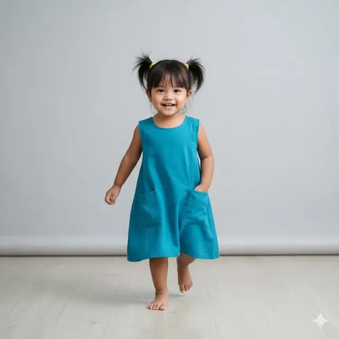 7 Model Daster Anak Balita, Nyaman Dipakai dan Tetap Lucu di Setiap Aktivitas (Foto: Gemini AI)