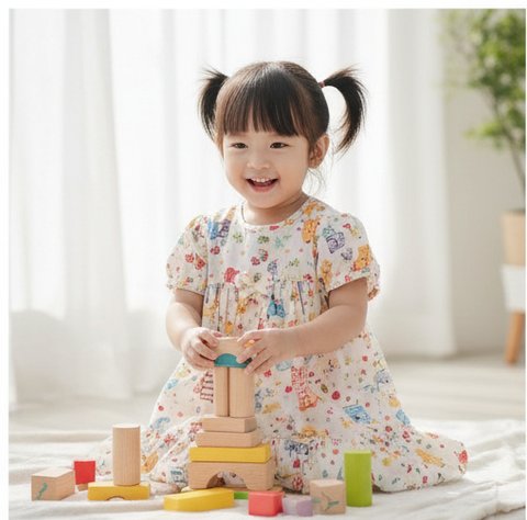 Daster Balita Loose Fit Motif Hewan Lucu