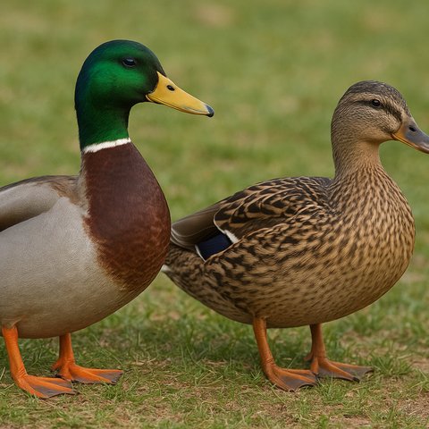 Entok Jantan dan Entok Betina