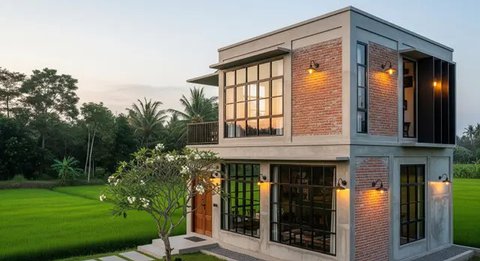 Model Rumah Sederhana Tapi Mewah yang Cocok untuk Lahan Kecil