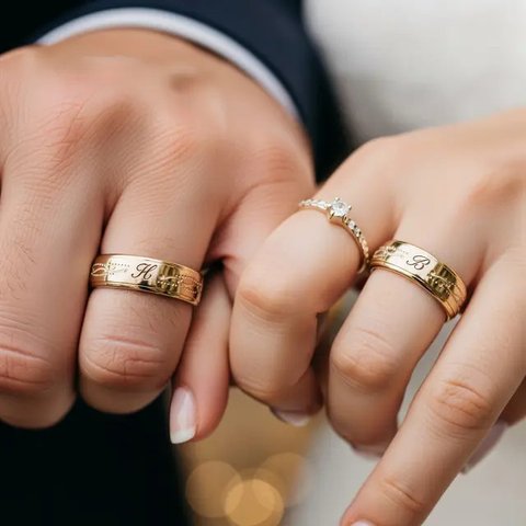 Model Cincin Emas 1 Gram untuk Couple/Gemini AI