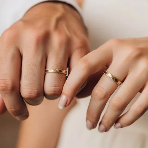 Model Cincin Emas 1 Gram untuk Couple/Gemini AI