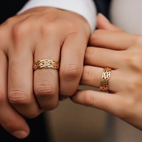 Model Cincin Emas 1 Gram untuk Couple/Gemini AI