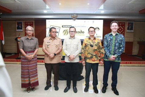 Wamendagri Bima Arya Sugiartomenghadiri acara Launching Portal Satu Data Provinsi Nusa Tenggara Timur (NTT)