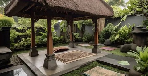 7 Model Rumah Sederhana Tapi Mewah dengan Pagar Bata Ekspos 2025 yang Cocok untuk Tinggal di Desa (Foto: Gemini AI)