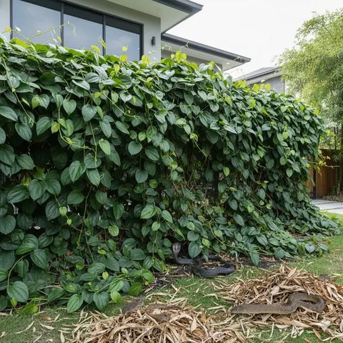 Jenis Pagar Tanaman yang Aman Cegah Ular Kobra Masuk Rumah (Gemini AI)