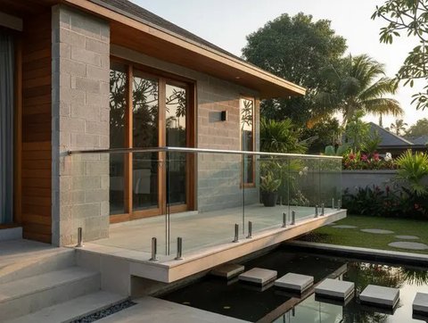 7 Contoh Pagar Balkon Rumah, Inspirasi Desain Aman dan Estetis untuk Hunian Modern (Foto: Gemini AI)