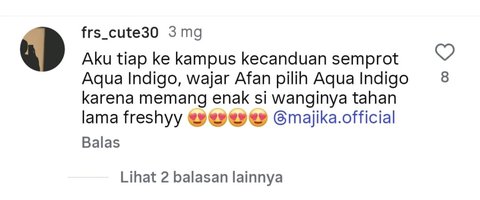 Komentar netizen di media sosial Instagram MAJIKA.