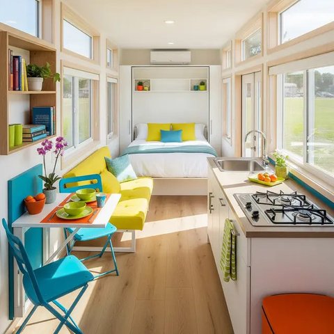 Pengawasan Anak Lebih Mudah, Interaksi Keluarga Lebih Erat/Rumah Kecil Sederhana Tanpa Sekat (Sumber: gemini.com)