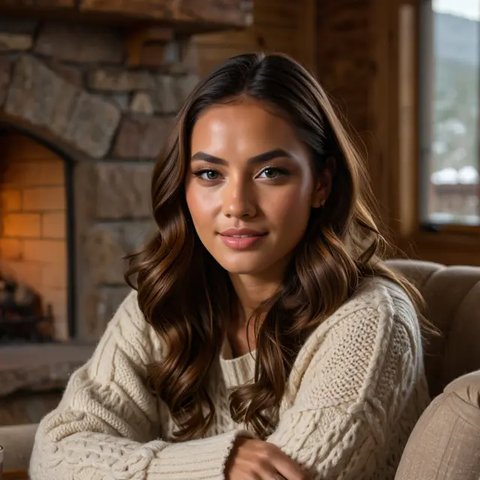 Rambut Wanita Layer Panjang dengan Soft Waves (gelombang lembut)