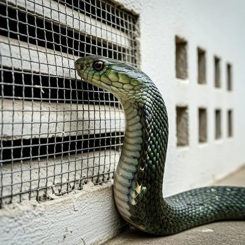 7 Penyebab Rumah Bersih tapi Disukai Ular Kobra, Waspadai Faktor yang Sering Tak Disadari (Gemini AI)