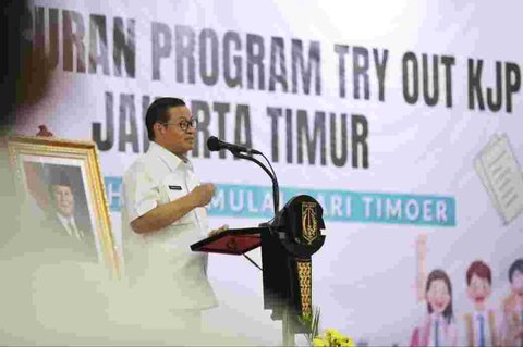 Pramono Luncurkan KJP Try Out