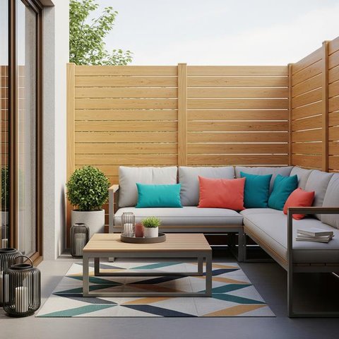 Teras Samping Rumah Kecil yang Bisa Jadi Area Nongkrong Santai (Image by Gemini AI)