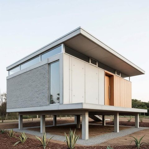 Desain Rumah Anti Ular dengan Ventilasi dan Celah Tertutup Rapat. Foto: Gemini