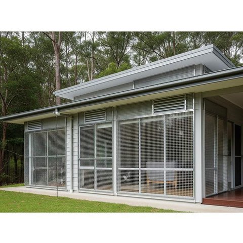 Desain Rumah Anti Ular dengan Ventilasi dan Celah Tertutup Rapat. Foto: Gemini