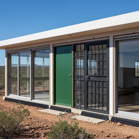 Desain Rumah Anti Ular dengan Ventilasi dan Celah Tertutup Rapat. Foto: Gemini