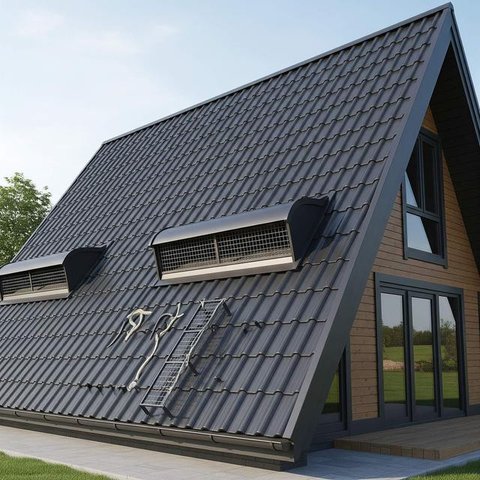 Desain Rumah Anti Ular dengan Ventilasi dan Celah Tertutup Rapat. Foto: Gemini