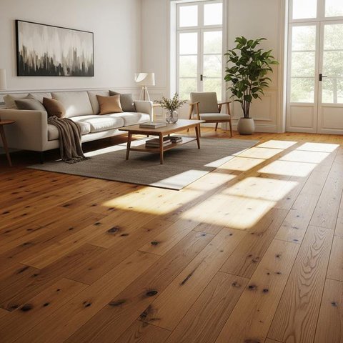 Model Lantai Kayu Natural yang Bikin Rumah Kecil Jadi Hangat dan Homey