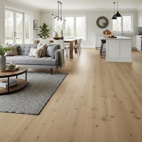 Model Lantai Kayu Natural yang Bikin Rumah Kecil Jadi Hangat dan Homey