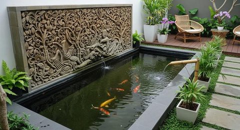 Model Kolam Ikan Minimalis Lahan 2x3 Meter Mudah Dirawat