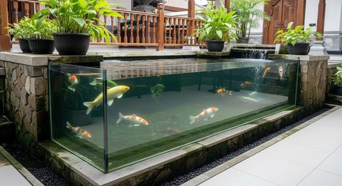 Model Kolam Ikan Minimalis Lahan 2x3 Meter Mudah Dirawat