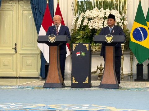 Presiden Prabowo Subianto dan Presiden Brasil Luiz In&aacute;cio Lula da Silva