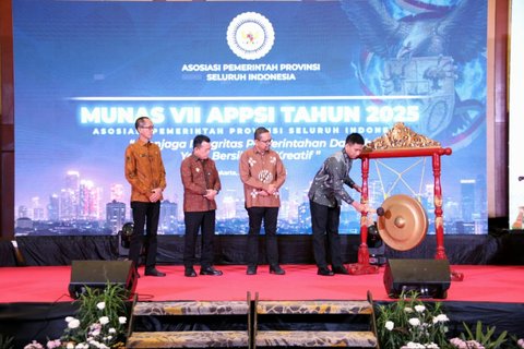 Wamendagri Wiyagus Buka Munas VII APPSI Tahun 2025