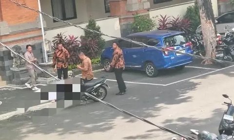 Mahasiswa Unud jatuh dari lantai dua