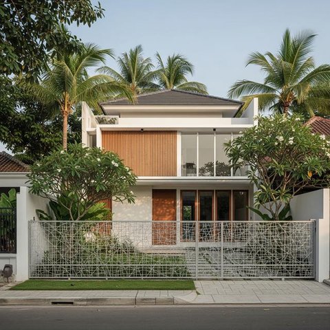 Inspirasi Pagar Rumah Anti Ular. (Foto: Gemini AI)