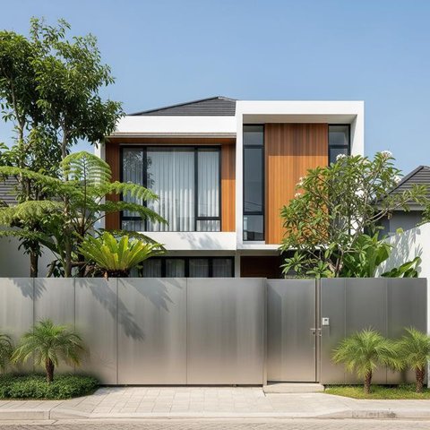 Inspirasi Pagar Rumah Anti Ular. (Foto: Gemini AI)