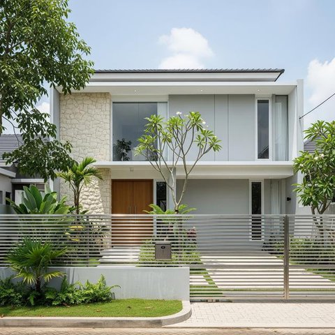 Inspirasi Pagar Rumah Anti Ular. (Foto: Gemini AI)