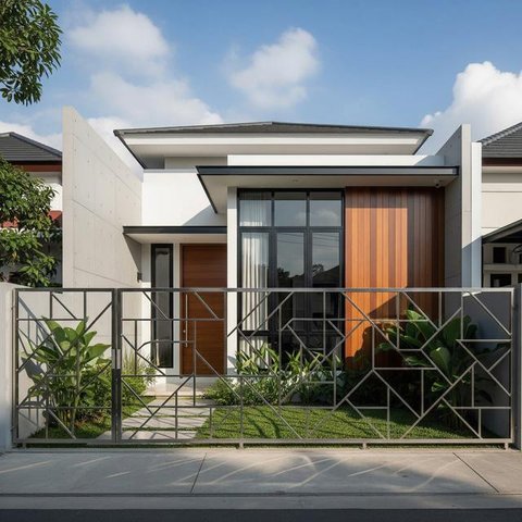 Inspirasi Pagar Rumah Anti Ular. (Foto: Gemini AI)