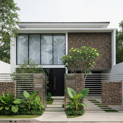 Inspirasi Pagar Rumah Anti Ular. (Foto: Gemini AI)