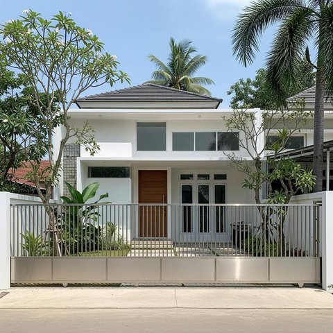 Inspirasi Pagar Rumah Anti Ular. (Foto: Gemini AI)