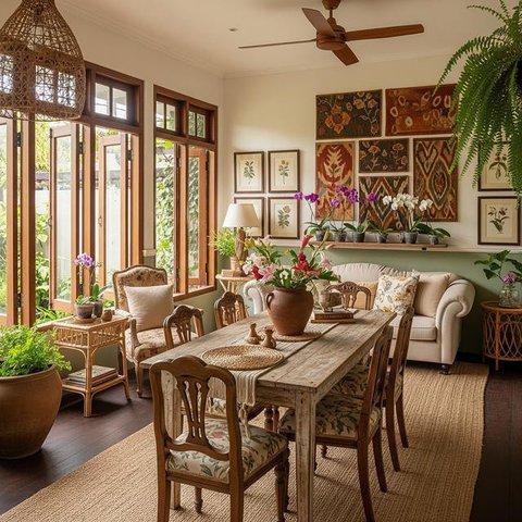 Rumah Pedesaan ala Eropa. (Foto: Gemini AI)
