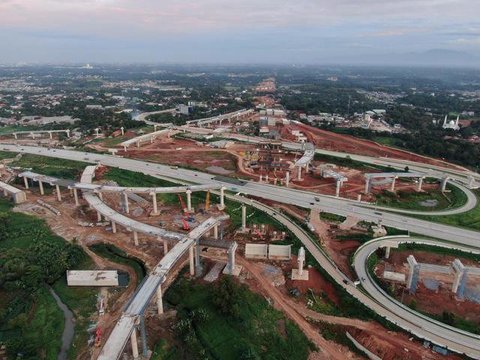 Proyek Jalan Tol Jakarta-Cikampek II Selatan terdiri dari tiga paket pekerjaan utama. (Foto: Jasa Marga)