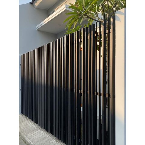 Model Pagar Rumah untuk Area Sempit. Foto: Gemini