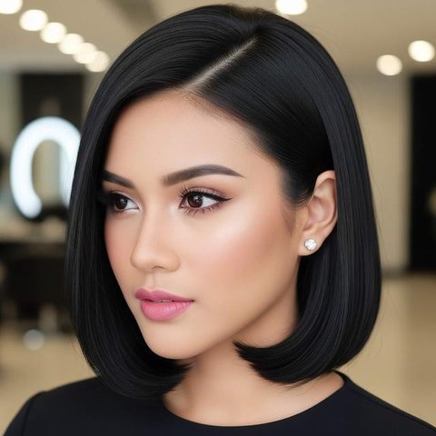 Gaya Blow Rambut Ala Sosialita. Foto: Gemini