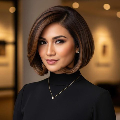 Gaya Blow Rambut Ala Sosialita. Foto: Gemini