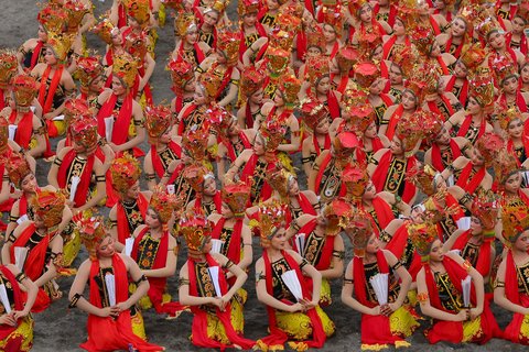 Pagelaran Kolosal Gandrung Sewu Banyuwangi