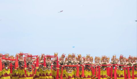 Pagelaran Kolosal Gandrung Sewu Banyuwangi