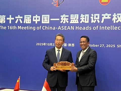 Galang Dukungan Inisiasi Indonesia Tentang Royalti, Menkum Supratman Bertemu Perwakilan China-ASEAN di Xi&rsquo;an China
