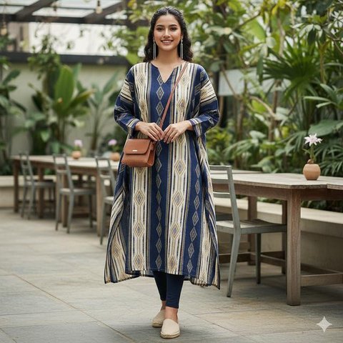7 Model Atasan Batik untuk Orang Gemuk agar Terlihat Langsing, Nyaman dan Stylish (Foto: Gemini AI)