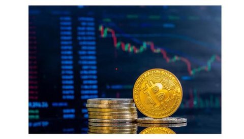 Ilustrasi aset kripto Bitcoin. (Foto By AI)